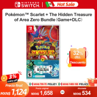 Pokémon Scarlet + The Hidden Treasure of Area Zero Bundle Nintendo Switch Game Deals 100% New Original Physical Game Card