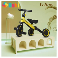 Doki Toy Children's Tricycle 3-in-1 Children's Scooter Balance Bike 1-6 Years Ride on Car 3 Wheels Non-inflatable popular 2022