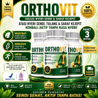 ORTHOVIT SARAF KEJEPIT PALING AMPUH PAKET 3 BOTOL SAKIT PINGGANG ENCOK PEGAL LINU NYERI SENDI SYARAF