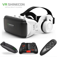 New Virtual Reality 3D VR Glasses Shinecon Pro VR Glasses Google Cardboard Headset Virtual Glasses for Smartphone ios Android