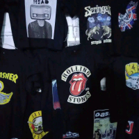 Kaos Anak Band Rock slow and the boy Katun