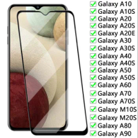 9D Protective Glass For Samsung Galaxy A10 A20 A30 A40 A50 A60 A70 A80 A90 Tempered Glass A10S A20S A30S A40S M10S M20S Film