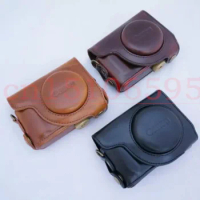 New PU Leather Camera Case Bag with shoulder strap For Canon S100 S110 S120