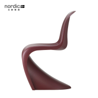 【北歐櫥窗】Vitra Panton Chair 單椅(勃根地紅)