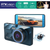 FNKvision กล้องติดรถยนต์ Full HD WDR 4.0\ IPS screen 1296P FULL HD กล้องคู่ WDR(ชัดในโหมดกลางคืน) กล