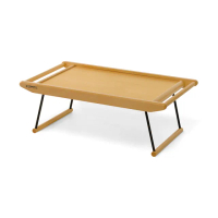 【ENOK】義大利FOPPAPEDRETTI BREAKFAST 摺疊式原木床上桌 l 托盤