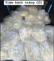 5kg bánh tráng Phơi sương Ủ Bơ ( không Topping , không Muối ) bánh ăn vặt snack FOOD