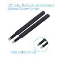 2PCS 5dBi High WiFi Antenna SMA Male LTE Wireless Router Antenna for Huawei B315 B310 B593 B525 B880 B890 E5186