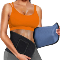 Waist Trainer Belt for Women Waist Trimmer Sauna Sweat Waist Cincher Body Shaper Workout Sport Girdle Blue
