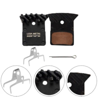 L03A Bike Full Metal Cooling Fin Disc Brake Pads For SLX For Deore For XT XTR M8000 Brake Pads Cycling Accessories