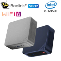 Beelink SEi 12 Intel 12th i5 12450H Mini PC 16G DDR4 3200MHz 500G SSD Wifi6 SEi 10 I5-1035G7 Desktop Mini Computer 12650H 32G
