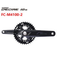 Shimano DEORE 10S FC-M4100-2 2x10s Bicycle Chainwheel For Mountain Bike 2-PIECE CRANKSET 170 36-26T 96/64BCD Original Shimano