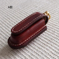 Handmade Vegetable Tanned Leather Case Leather Sheath and Leather Pouch for 58mm Swiss Army Knife and Swiss Clip