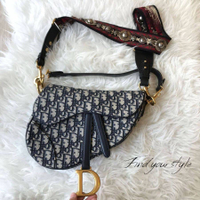 Findyourstyle正品代購 DIOR 老花馬鞍包中號