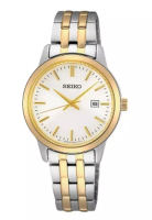 Seiko Jam Tangan Wanita Seiko Classic SUR410P1 SUR410P1X1 Strap Stainles Steel Dual Tone Color Disco