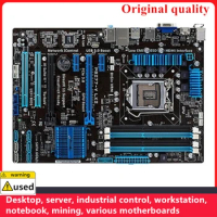For P8Z77-V LX2 Motherboards 1155 DDR3 16GB ATX For Intel Z77 Overclocking Desktop Mainboard SATA III USB3.0