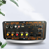 Audio Kejian Amplifier Board Audio Bluetooth USB FM Radio TF DIY 100W - D100W - Black Viral