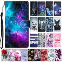 Flower Leather Wallet Cover on For OPPO A54S A54 5G OPA54 OPPOA54 S A 54 4G CPH2273 Flip Case Capa Phone Protective Bags Etui