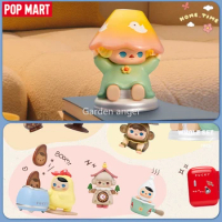 POP MART PUCKY Home Time Series Blind Box Toy Kawaii Doll Anime Action Figure Toys Caixas Collectible Figurine Model Mystery Box