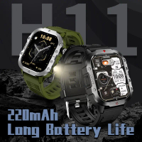 สมาร์ทวอทช์, SOLE EC -H11, รุ่น H11 ใหม่, สำหรับผู้ชาย, พร้อมไฟฉาย, หน้าจอ 2.01 นิ้ว, เหมาะสำหรับกีฬ