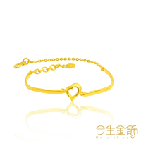 今生金飾 珍心手環 黃金手環 (網路獨賣)