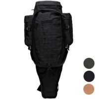 Tactical Rifle Backpack Oxford Military Padded Gun Carry Storage Bag Airsoft Gun Bag for Outdoor Hunting Shooting