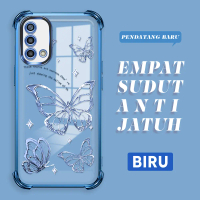 Case HP Untuk OPPO A74 A95 4G Softcase Kesing Phone Kupu-kupu Casing Soft Silikon Sofcase Butterfly 