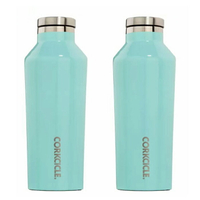 [COSCO代購5] 促銷到6月30號 D142640 CORKCICLE 不鏽鋼三層真空易口瓶 270毫升 X 2件組 土耳其藍 + 土耳其藍