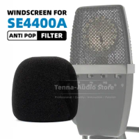 For SE ELECTRONICS SE4400 SE4400A 4400 A 4400A Windscreen Mic Foam Shield Cover Sponge Windproof Microphone Pop Filter Screen