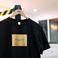 HOT COD Hot Sale DZ Block Gold Distro T-shirt/Men's and Women's Distro T-shirt