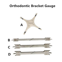 Dental Bracket Gauge Orthodontic Bracket Positioning Height Wick Gauge High precision Bracket Positioner Dental Locator Tool