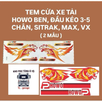 Tem cửa xe tải , xe ben , xe đầu kéo howo lớn