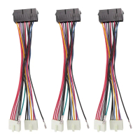 20Pin ATX to 2-Port 6Pin AT PSU Converter Power Cable 20 Pin ATX to AT Power Cable 20cm for 386 286 