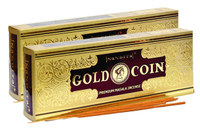 [綺異館]印度香 特級金幣招財香 50g 量販香 NANDITA GOLD COIN 售賽巴巴香