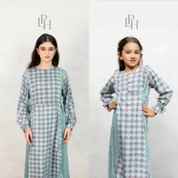 Little Palmerhaus Saraya Mom Gamis / Saraya Girl Gamis Anak - Baju Gamis Couple Ibu & Anak / Gamis I