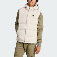 Adidas Helionic Vest [HY3935] 男 羽絨背心 亞洲版 運動 戶外 休閒 鴨絨 保暖 冬季 米