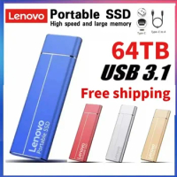 Original Lenovo 2TB External Hard Drive 1TB Portable External SSD Hard Disks High-Speed Drive External Solid State Hard Drive