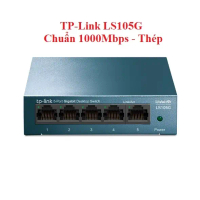 Switch TP-Link LS105G (Gigabit (1000Mbps)/ 5 Cổng/ Vỏ Thép) - Bộ chia mạng 5 cổng Gigabit