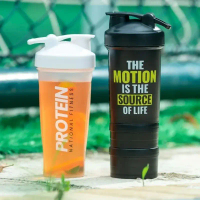 【Akon】 Shake Cup for Meal Replacement Fitness Sports Water Bottle Large Capacity Portable Protein Cu