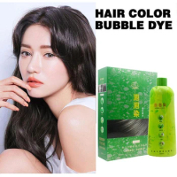 Brimless 500ml Shampoo 3 In 1 Black Hair Dye Coloring Shampoo Nourishes Long Lasting For Men Women Bubble Gray Hair Dye Shampoo