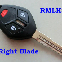 RMLKS 2+1 Button Remote Key Shell Case Fob fit for Mitsubishi Endeavor Galant Lancer Outlander MIT11R Blade