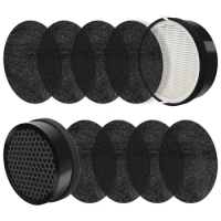 Replacement Filter For LEVOIT LV-H132 Air Purifier LV-H132-RF Contain H13 True HEPA Filter With Activated Carbon Filter