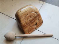 木魚 8CM10厘米12公分15cm實木 木質  法器 佛教用品 打擊樂器