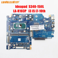 LA-H103P For Lenovo Ideapad S340-15IIL Laptop motherboard With. CPU  I3-1005G1 I5-1035G1 I7-1065G7 UMA 4G RAM