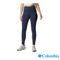 Columbia 哥倫比亞 女款-快排高腰內搭褲-深藍 UAL54580NY / SS23
