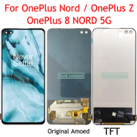 Supor Amoled / TFT 6.44 Inch For OnePlus Nord / OnePlus Z LCD Screen Display Touch Panel Digitizer For OnePlus 8 NORD 5G