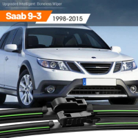 2pcs For Saab Saab 9-3 1998-2015 Front Windshield Wiper Blades 2002 2003 2005 2006 2008 2013 2014 Windscreen Window Accessories