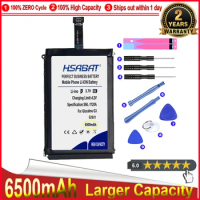 HSABAT 0 Cycle 6500mAh Battery for Glocalme G3 G1611 High Quality Mobile Phone Replacement Accumulator