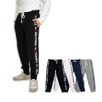【Tommy Hilfiger】棉長褲 男款 四色 大尺碼 棉褲 抽繩 鬆緊褲 束口褲 居家服 長褲(居家服 長褲 8615)