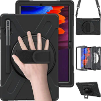For Samsung Galaxy Tab S7/S8/S9 Plus 12.4inch Case 2023 X810 X800 T970 Heavy Duty Shockproof Kid Cover for Galaxy Tab S7 FE LTE